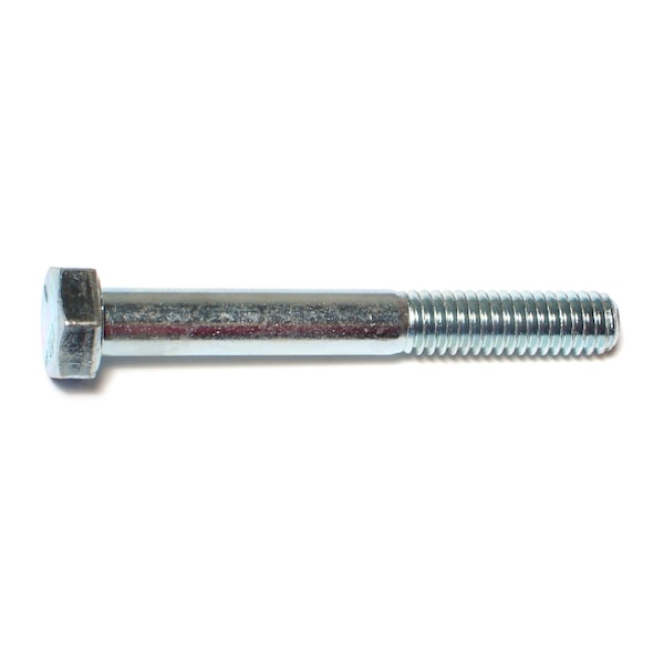 Midwest Fastener Grade 5, 5/16"-18 Hex Head Cap Screw, Zinc Plated Steel, 2-1/2 in L, 100 PK 00279 - main